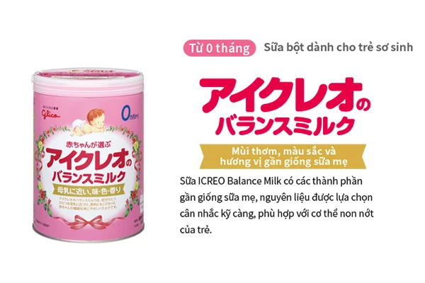 So sánh sữa glico số 0 với các loại sữa khác