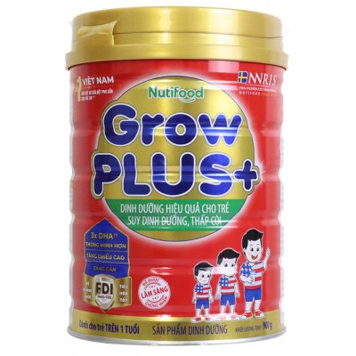 Thành phần dinh dưỡng trong sữa Nutifood Grow Plus+ 3